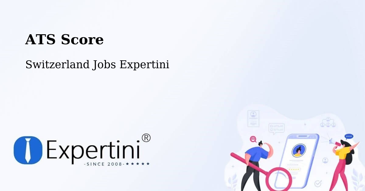 Resume ATS Score & Job Description Match Tool – Linthal - Switzerland Jobs Expertini