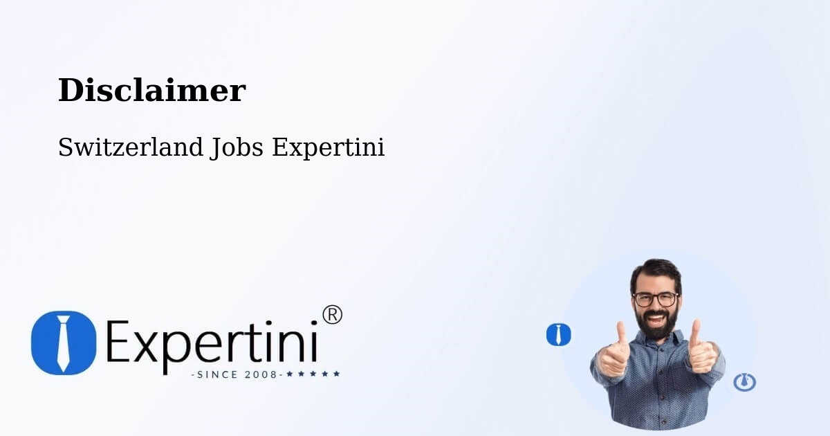 Disclaimer – Linthal - Switzerland Jobs Expertini